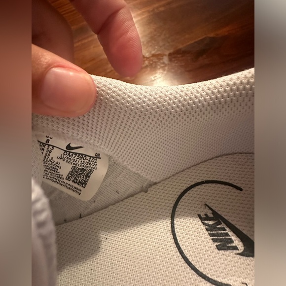 Nike court legacy lift platform sneakers - with rhinestones and pearls - size 8 - Picture 5 of 6